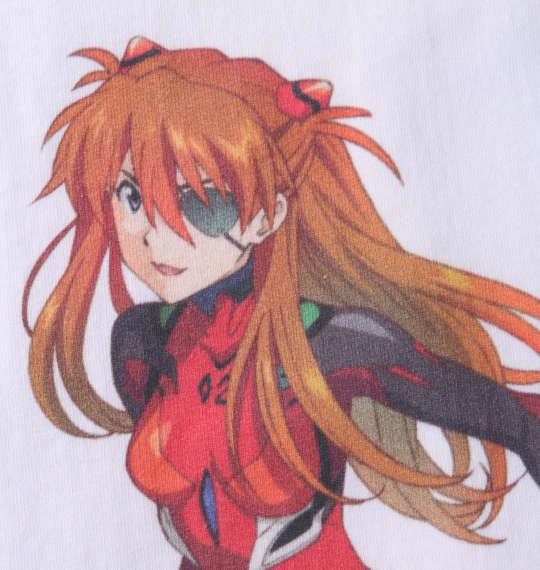 大きいサイズ メンズ F.P.O EVANGELION 半袖 Tシャツ ホワイト 式波・アスカ・ラングレー 1278-2548-2 3L 4L 5L 6L 8L