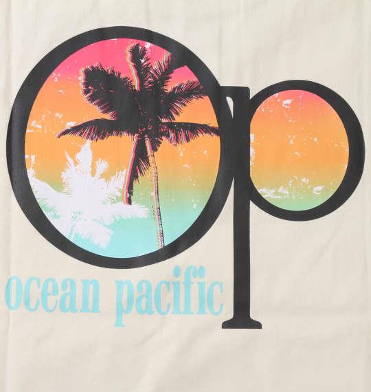 大きいサイズ メンズ OCEAN PACIFIC プリント 半袖 Tシャツ アイボリー 1278-2565-1 3L 4L 5L 6L 8L
