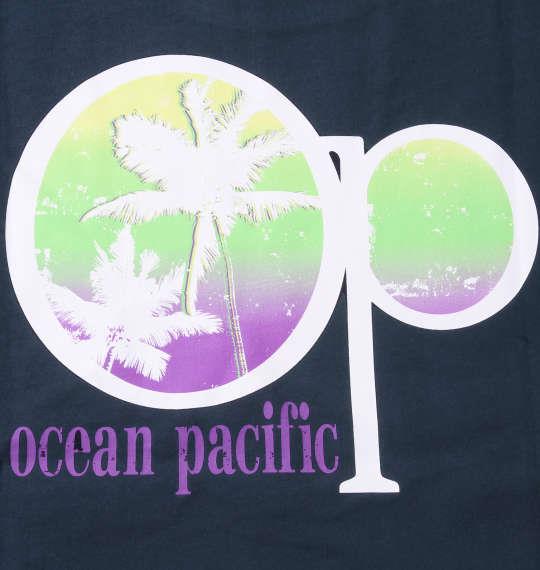 大きいサイズ メンズ OCEAN PACIFIC プリント 半袖 Tシャツ ネイビー 1278-2565-2 3L 4L 5L 6L 8L