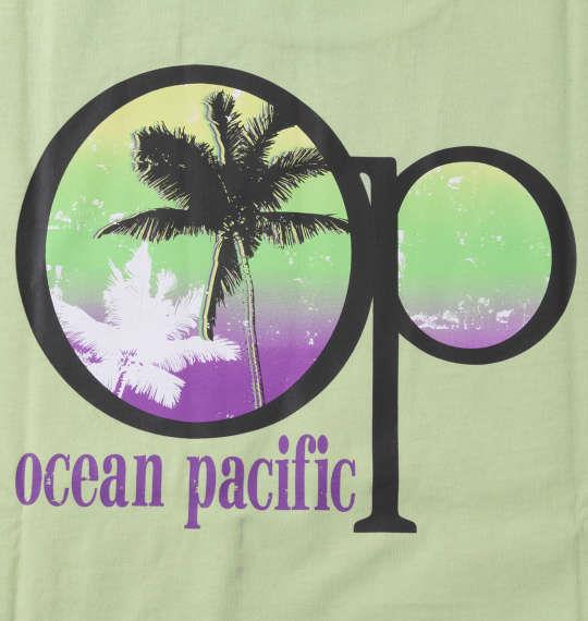 大きいサイズ メンズ OCEAN PACIFIC プリント 半袖 Tシャツ グリーン 1278-2565-4 3L 4L 5L 6L 8L