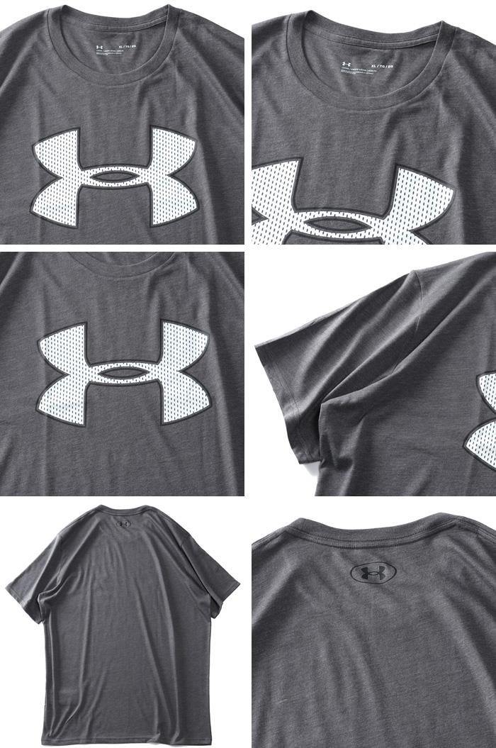 【sh0519】大きいサイズ メンズ UNDER ARMOUR アンダーアーマー ビッグロゴ 半袖 Tシャツ USA直輸入 1329583