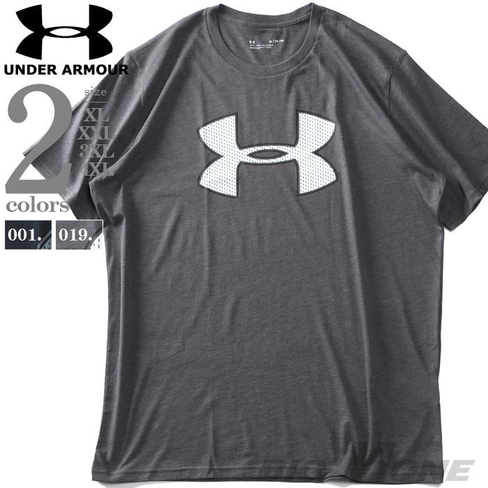 【sh0519】大きいサイズ メンズ UNDER ARMOUR アンダーアーマー ビッグロゴ 半袖 Tシャツ USA直輸入 1329583