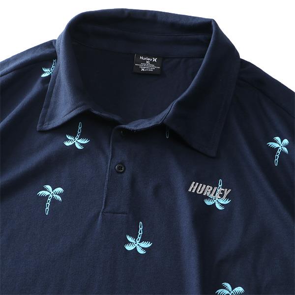 【sh0519】【ゴルフ】大きいサイズ メンズ HURLEY ハーレー 総柄 半袖 ポロシャツ H20-DRI ACE ALOHA POLO USA直輸入 mkt0008690