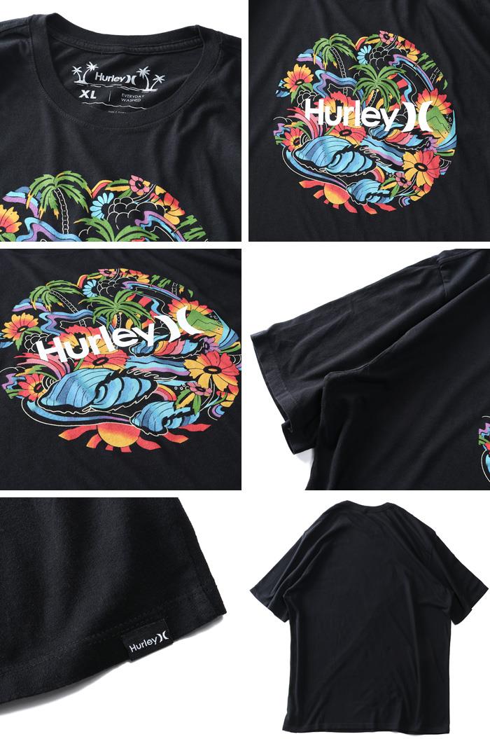 【sh0519】大きいサイズ メンズ HURLEY ハーレー プリント 半袖 Tシャツ EVD WSH OAO PARADISE TRIP USA直輸入 mts0029930