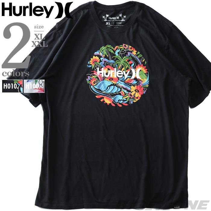 【sh0519】大きいサイズ メンズ HURLEY ハーレー プリント 半袖 Tシャツ EVD WSH OAO PARADISE TRIP USA直輸入 mts0029930