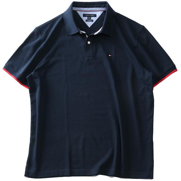 【sh0519】【ゴルフ】大きいサイズ メンズ TOMMY HILFIGER トミーヒルフィガー 鹿の子 半袖 ポロシャツ USA直輸入 78a6535