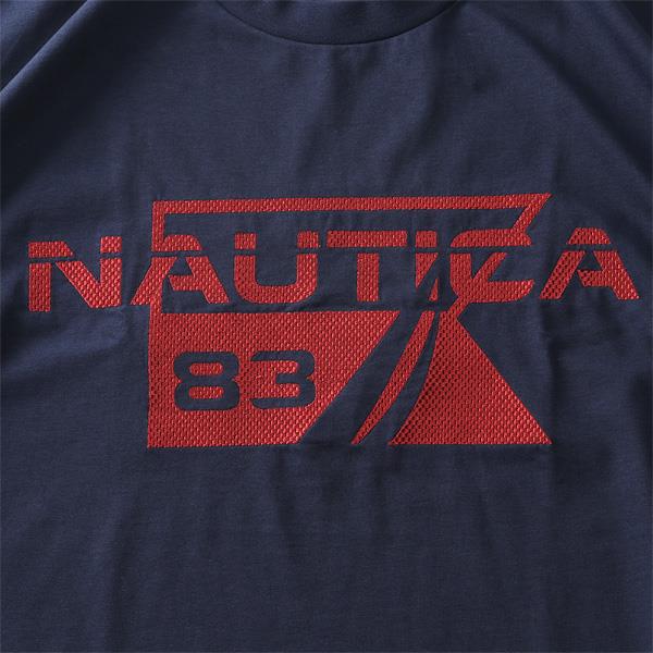 大きいサイズ メンズ NAUTICA ノーチカ ロゴ刺繍 半袖 Tシャツ USA直輸入 k17626