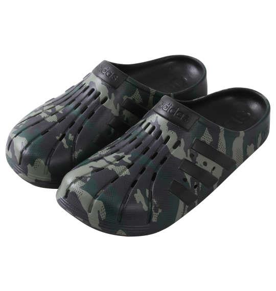 大きいサイズ メンズ adidas サンダル ADILETTE CLOG U コアブラック 1240-2216-1 30.5 31.5