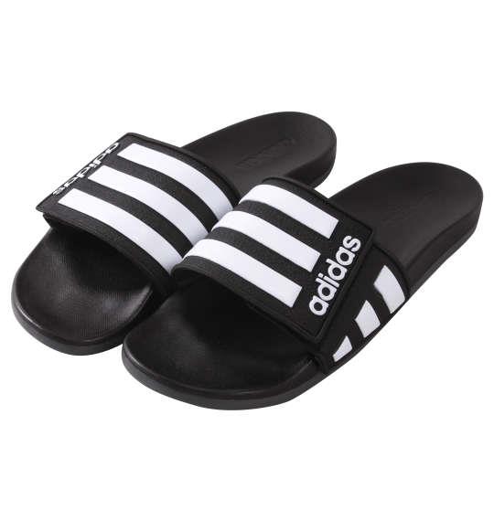 大きいサイズ メンズ adidas サンダル ADILETTE COMFORT ADJ U コアブラック 1240-2219-1 30.5 31.5 32.5 33.5 34.5 35.5 36.5