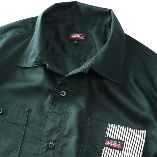 大きいサイズ メンズ GENUINE Dickies Gディッキーズ 半袖 ワーク シャツ 2260-9050