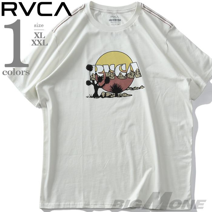 【sh0519】【stbr】大きいサイズ メンズ RVCA ルーカ プリント 半袖 Tシャツ JAY TREE USA直輸入 avyzt00781