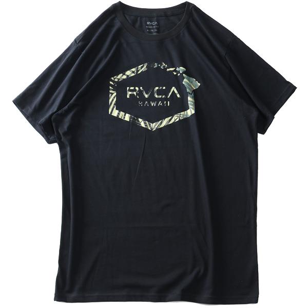 【sh0519】【stbr】大きいサイズ メンズ RVCA ルーカ プリント 半袖 Tシャツ HAWAII HEX USA直輸入 avyzt00899