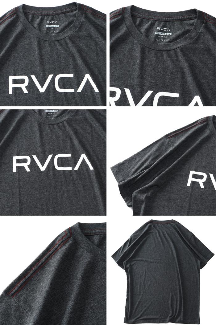【sh0519】【stbr】大きいサイズ メンズ RVCA ルーカ プリント 半袖 Tシャツ BIG RVCA USA直輸入 m420vrbi