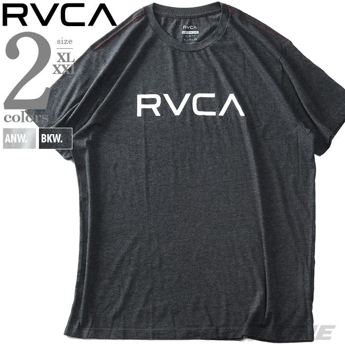 【sh0519】【stbr】大きいサイズ メンズ RVCA ルーカ プリント 半袖 Tシャツ BIG RVCA USA直輸入 m420vrbi