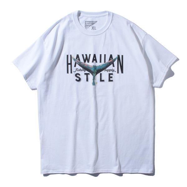 【sh0519】大きいサイズ メンズ HAWAIIAN STYLE ハワイアンスタイル LOCAL MOTION ローカルモーション 半袖 プリント Tシャツ USA直輸入 mts19307