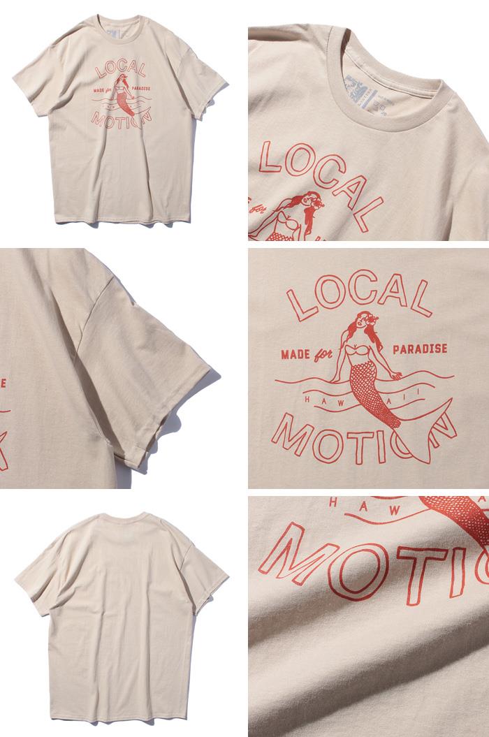 【sh0519】大きいサイズ メンズ LOCAL MOTION ローカルモーション 半袖 プリント Tシャツ USA直輸入 smt19404