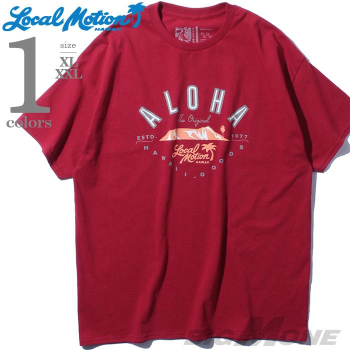 【sh0519】大きいサイズ メンズ LOCAL MOTION ローカルモーション 半袖 プリント Tシャツ USA直輸入 smt19407