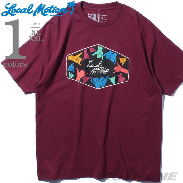 【bb0623】【sh0519】大きいサイズ メンズ LOCAL MOTION ローカルモーション 半袖 プリント Tシャツ USA直輸入 smt19416