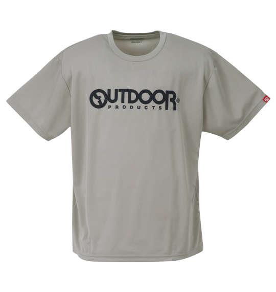 大きいサイズ メンズ OUTDOOR PRODUCTS DRYメッシュ 半袖 Tシャツ グレー 1258-2210-3 3L 4L 5L 6L 8L