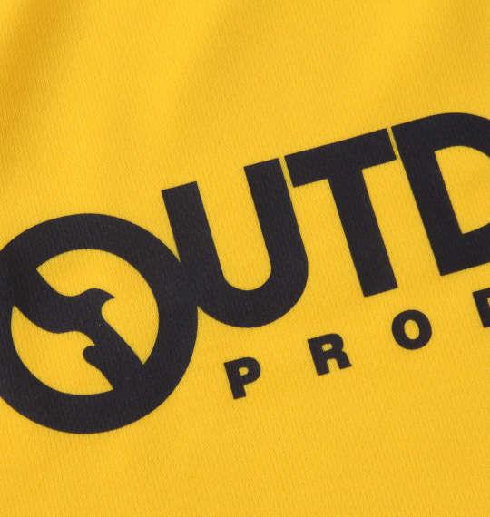 大きいサイズ メンズ OUTDOOR PRODUCTS DRYメッシュ 半袖 Tシャツ イエロー 1258-2210-4 3L 4L 5L 6L 8L