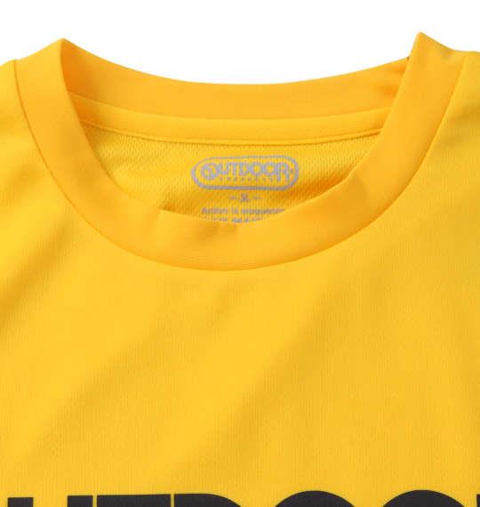 大きいサイズ メンズ OUTDOOR PRODUCTS DRYメッシュ 半袖 Tシャツ イエロー 1258-2210-4 3L 4L 5L 6L 8L