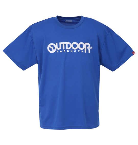 大きいサイズ メンズ OUTDOOR PRODUCTS DRYメッシュ 半袖 Tシャツ ブルー 1258-2210-5 3L 4L 5L 6L 8L