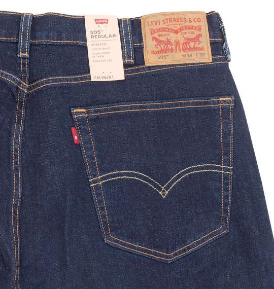 大きいサイズ メンズ Levi's 505 レギュラー ストレート デニム パンツ RINSEY ワンウォッシュ 1274-2206-1 38 40 42 44