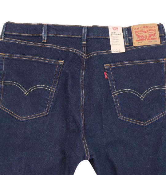 大きいサイズ メンズ Levi's 505 レギュラー ストレート デニム パンツ RINSEY ワンウォッシュ 1274-2206-1 38 40 42 44