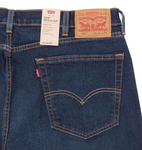 大きいサイズ メンズ Levi's 505 レギュラー ストレート デニム パンツ SEQUOIA ダークユーズド 1274-2206-4 38 40 42 44