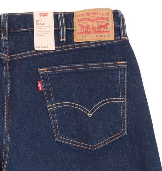 大きいサイズ メンズ Levi's 511 スリムフィット デニム パンツ RINSEY ワンウォッシュ 1274-2207-1 38 40 42 44