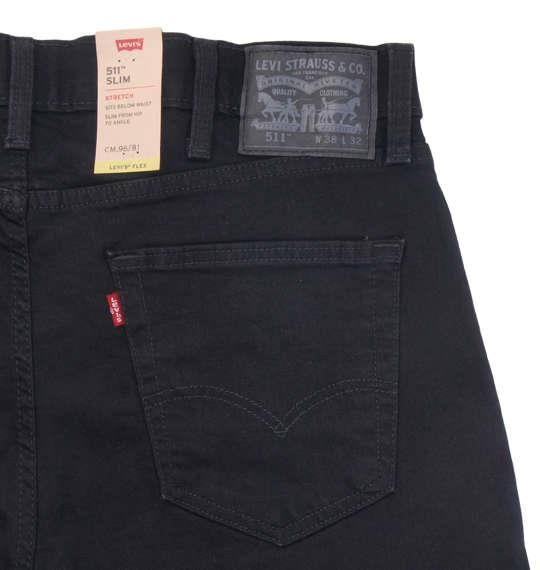 大きいサイズ メンズ Levi's 511 スリムフィット デニム パンツ NATIVE CALI ブラック 1274-2207-2 38 40 42 44