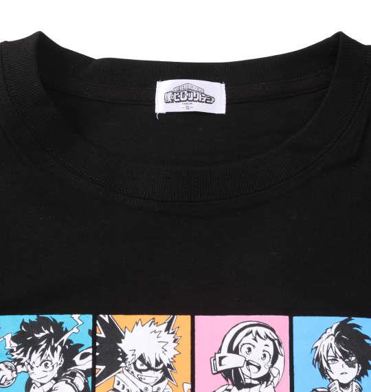 大きいサイズ メンズ 僕のヒーローアカデミア プリント 半袖 Tシャツ ブラック 1278-2285-2 3L 4L 5L 6L 8L