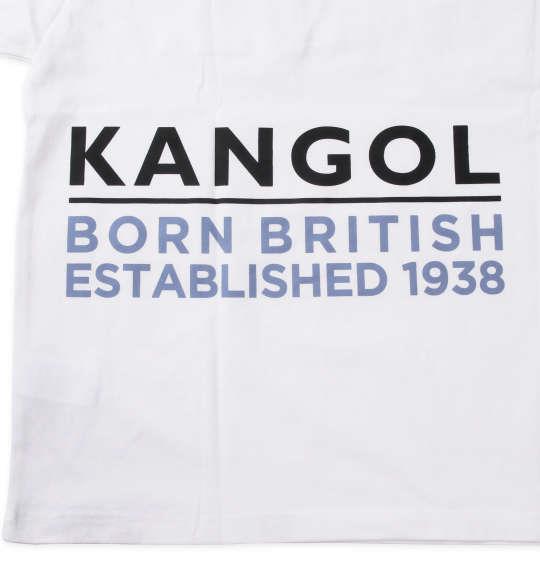 大きいサイズ メンズ KANGOL ポケット付プリント 半袖 Tシャツ ホワイト 1278-2515-1 3L 4L 5L 6L 8L