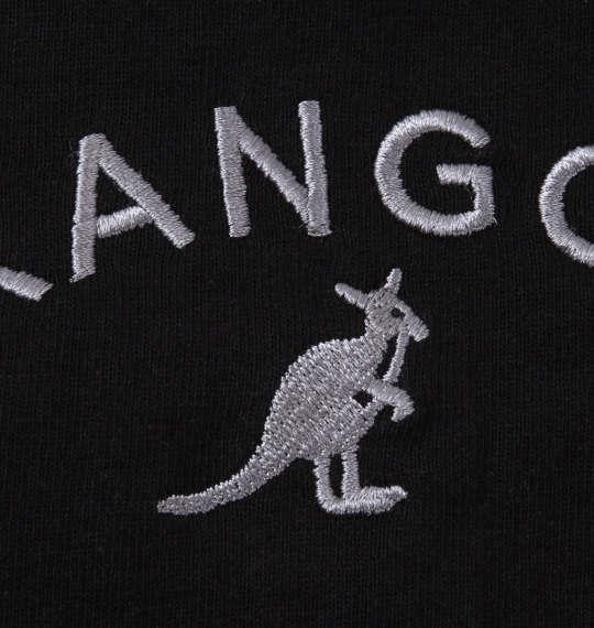 大きいサイズ メンズ KANGOL 発泡プリント 半袖 Tシャツ ブラック 1278-2516-2 3L 4L 5L 6L 8L