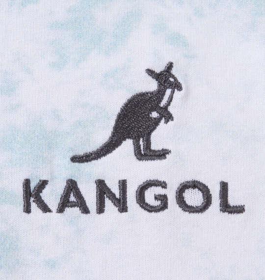 大きいサイズ メンズ KANGOL タイダイ柄プリント 半袖 Tシャツ サックス 1278-2517-2 3L 4L 5L 6L 8L