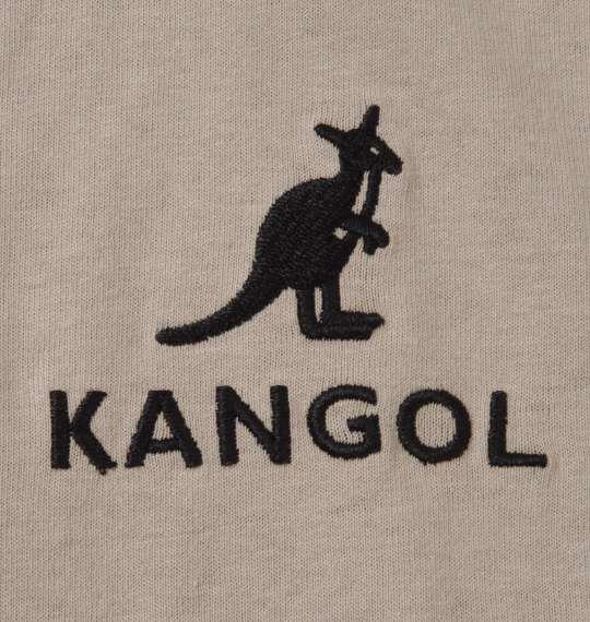 大きいサイズ メンズ KANGOL 半袖 Tパーカー ベージュ 1278-2518-1 3L 4L 5L 6L 8L