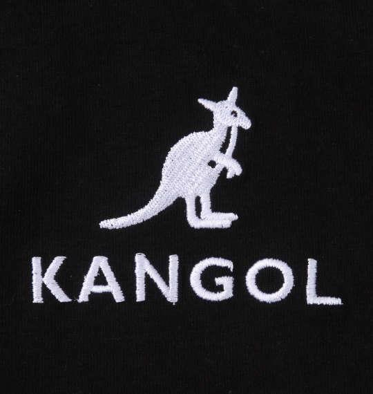 大きいサイズ メンズ KANGOL 半袖 Tパーカー ブラック 1278-2518-2 3L 4L 5L 6L 8L