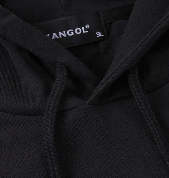 大きいサイズ メンズ KANGOL 半袖 Tパーカー ブラック 1278-2518-2 3L 4L 5L 6L 8L