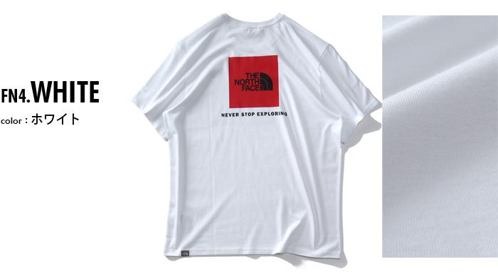 【sh0519】大きいサイズ メンズ THE NORTH FACE ザ ノース フェイス プリント 半袖 Tシャツ RED BOX TEE USA直輸入 nf0a2tx2-fn4