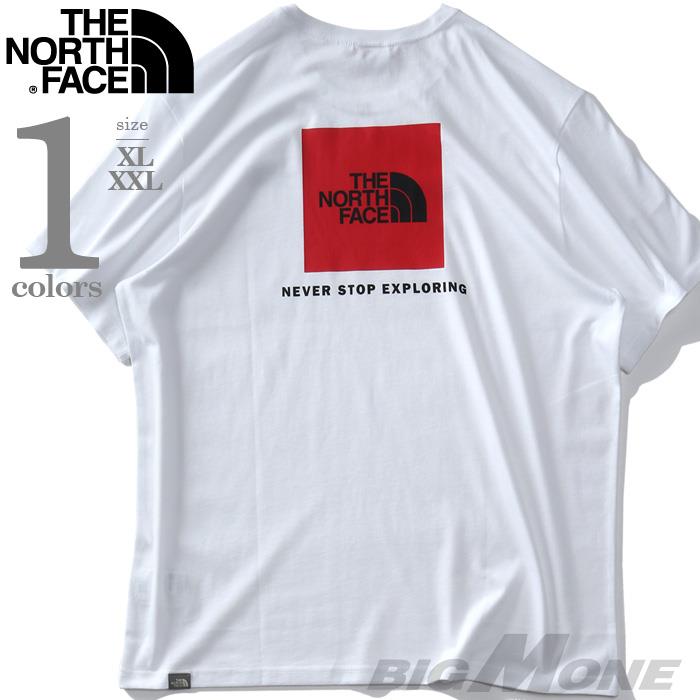 【sh0519】大きいサイズ メンズ THE NORTH FACE ザ ノース フェイス プリント 半袖 Tシャツ RED BOX TEE  USA直輸入 nf0a2tx2-fn4