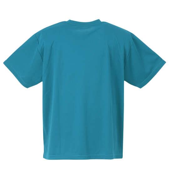 大きいサイズ メンズ OUTDOOR PRODUCTS DRY メッシュ 半袖 Tシャツ ターコイズ 1258-2211-4 3L 4L 5L 6L 8L
