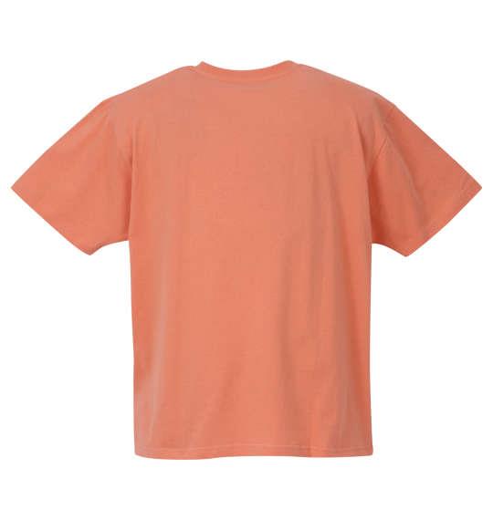 大きいサイズ メンズ OUTDOOR PRODUCTS 天竺ポケット付 半袖 Tシャツ オレンジ 1258-2212-3 3L 4L 5L 6L 8L