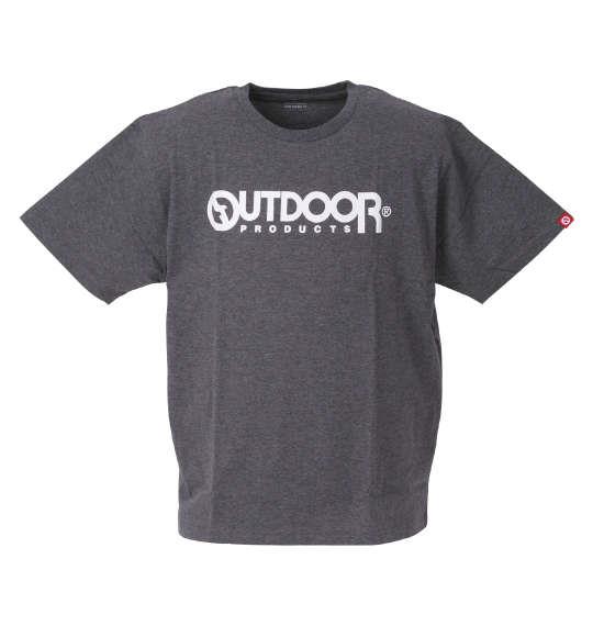 大きいサイズ メンズ OUTDOOR PRODUCTS 天竺 半袖 Tシャツ チャコール 1258-2213-1 3L 4L 5L 6L 8L