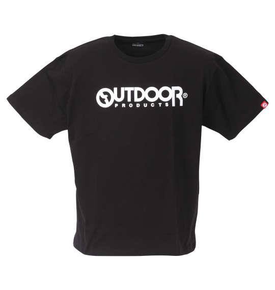 大きいサイズ メンズ OUTDOOR PRODUCTS 天竺 半袖 Tシャツ ブラック 1258-2213-2 3L 4L 5L 6L 8L