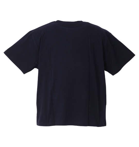 大きいサイズ メンズ OUTDOOR PRODUCTS 天竺 半袖 Tシャツ ネイビー 1258-2213-3 3L 4L 5L 6L 8L