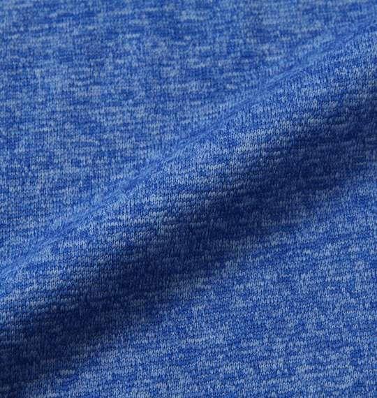 大きいサイズ メンズ Phiten DRY 杢 × メッシュ 半袖 Tシャツ ブルー 1278-2225-1 3L 4L 5L 6L 8L