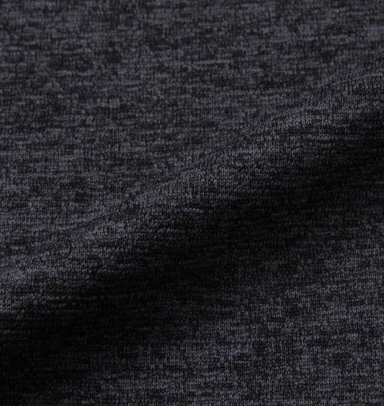 大きいサイズ メンズ Phiten DRY 杢 × メッシュ 半袖 Tシャツ ブラック 1278-2225-2 3L 4L 5L 6L 8L