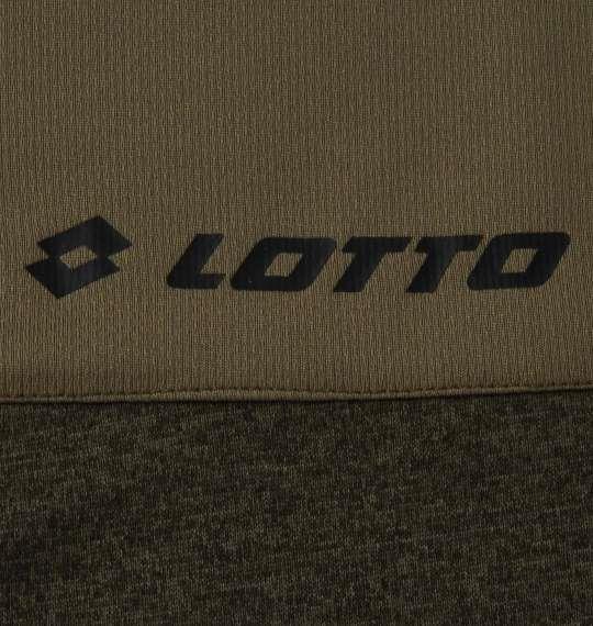 大きいサイズ メンズ LOTTO 杢 DRY メッシュ 半袖 Tシャツ カーキ 1278-2551-1 3L 4L 5L 6L 8L