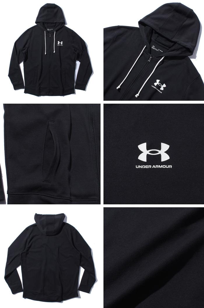 【sh0519】大きいサイズ メンズ UNDER ARMOUR アンダーアーマー フルジップ パーカー USA直輸入 1370409