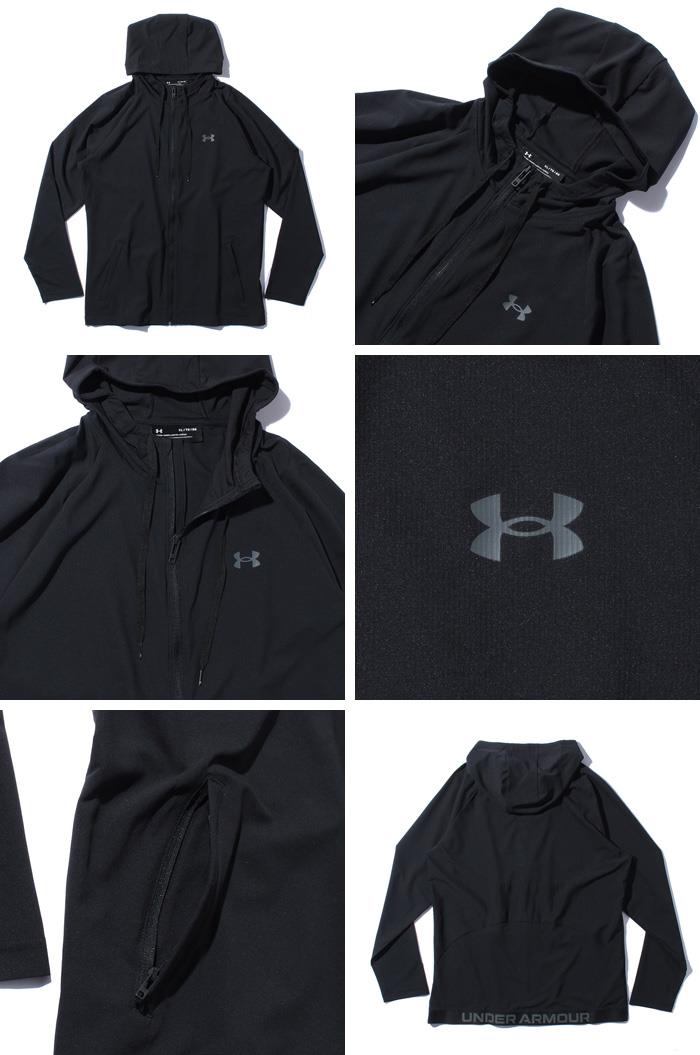 【sh0519】大きいサイズ メンズ UNDER ARMOUR アンダーアーマー ラグラン フルジップ パーカー ウィンドブレーカー USA直輸入 1370499